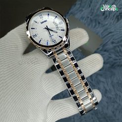 Skmei 9069 - Silver & Rose Gold